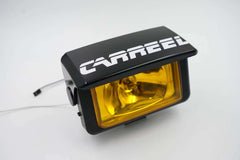 Black Cover & Yellow Lens - Pair of Pop-Up Foglights